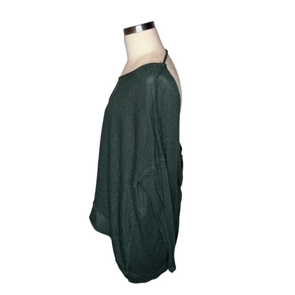 FREE PEOPLE We The Free Green Chasing You Twist Sweater Top Knit Women's S - Picture 2 of 6